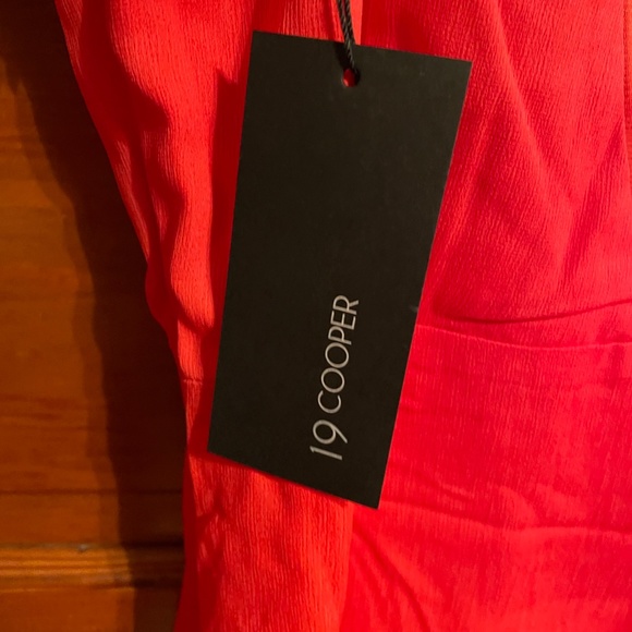 NWT Women's 19 COOPER Strappy Skater Dress Medium coral - Picture 5 of 6